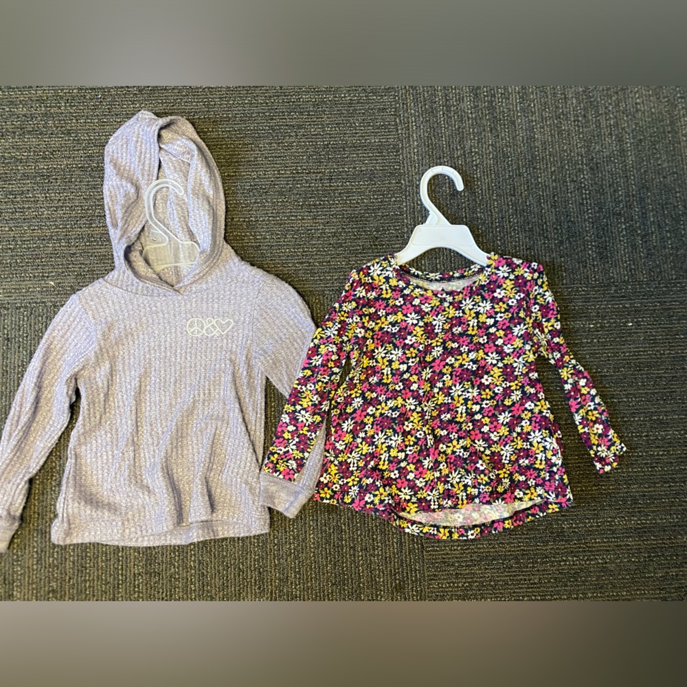 2T long sleeve tops girls